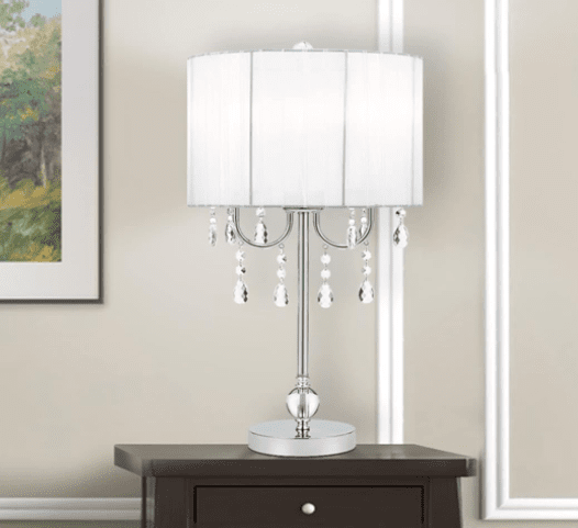top pleated table lamps