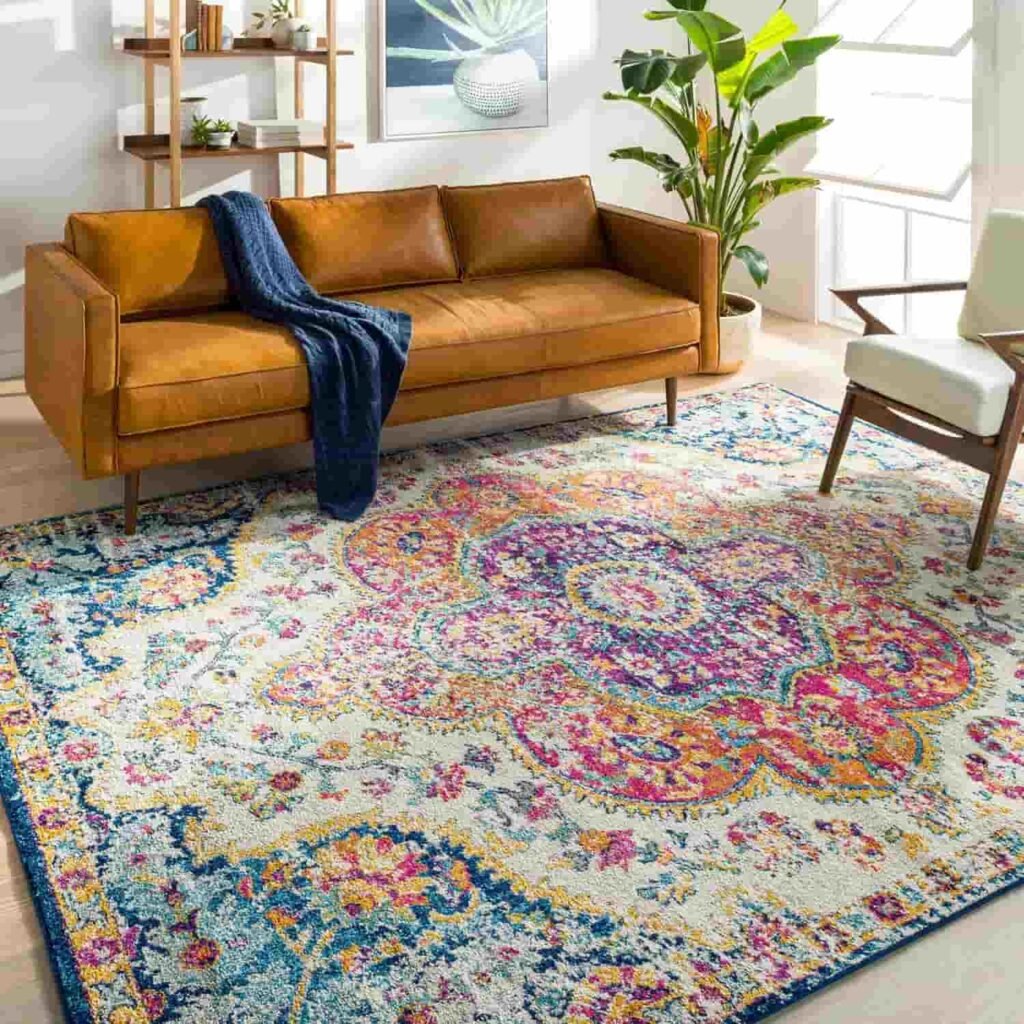 top rated colorful rugs