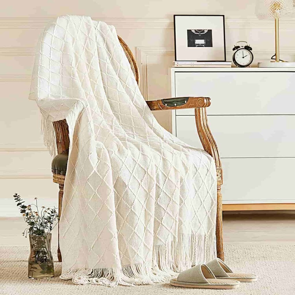 top rated cotton throw blankets