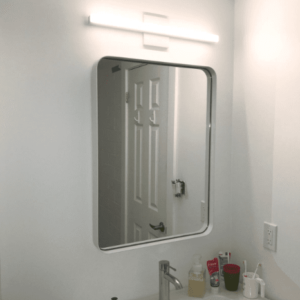 top rated metal frame bathroom mirror