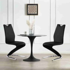 upholstered scandinavian dining chairs