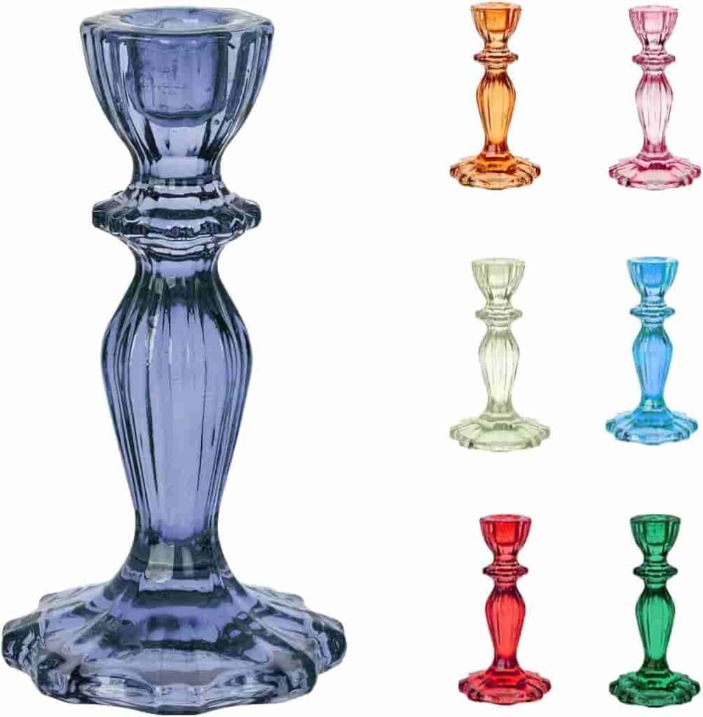 vintage amazon taper candle holders