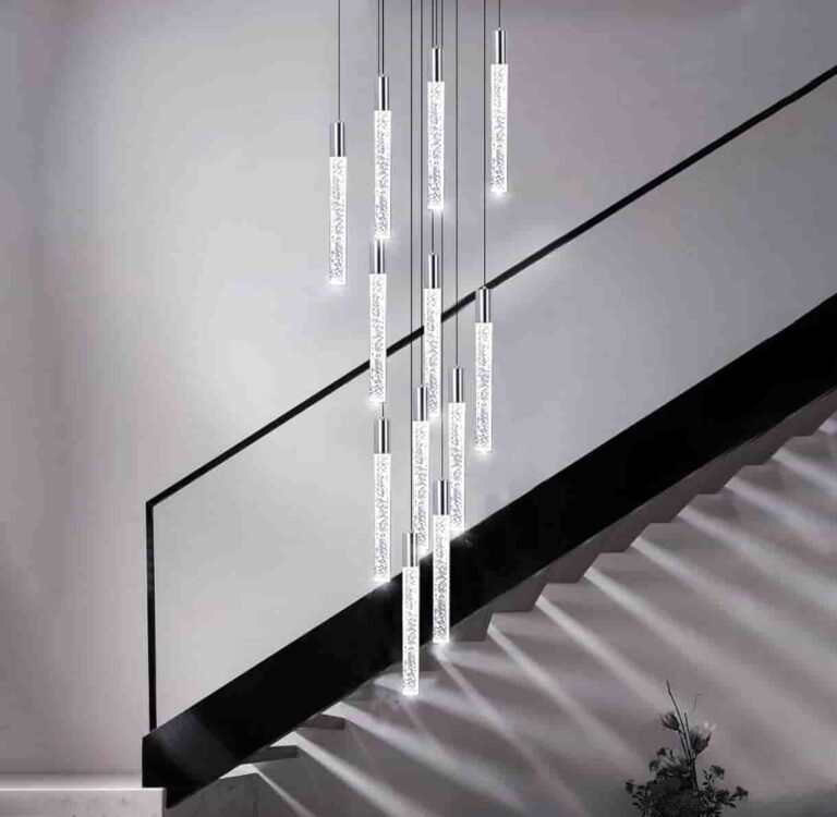 waterfall bubble chandeliers