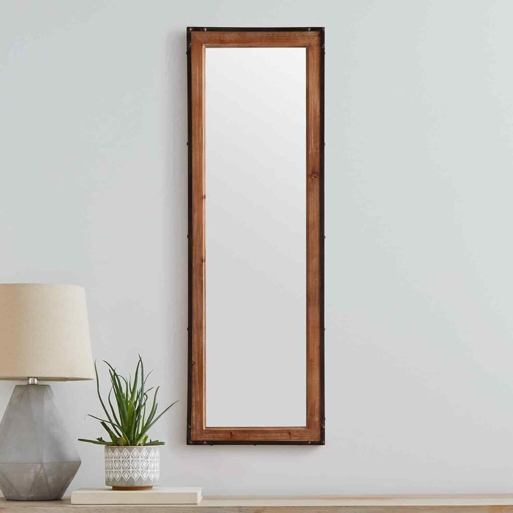 wood framed mirrors full length