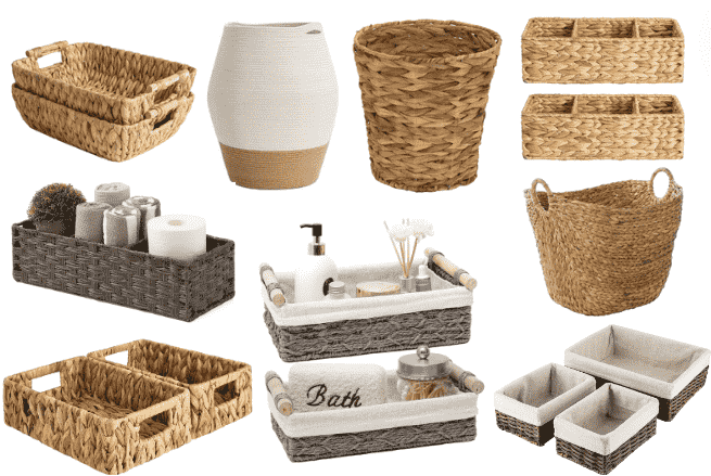 11+ Best Farmhouse Wicker Baskets with woven textures & natural beauty [2024]