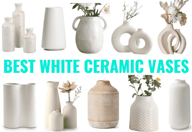11+ Best white ceramic vases to level up your tablescape [2024]