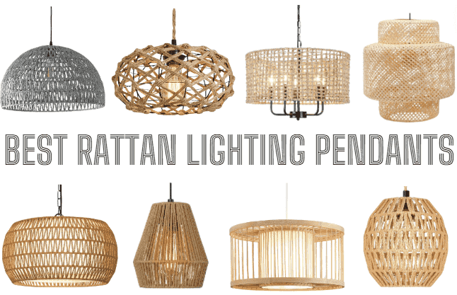9+ Best Rattan Lighting Pendants for a tropical escape [2024]