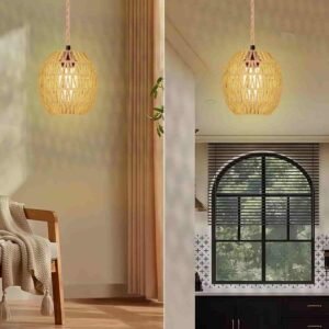 hanging lamps rattan pendant light
