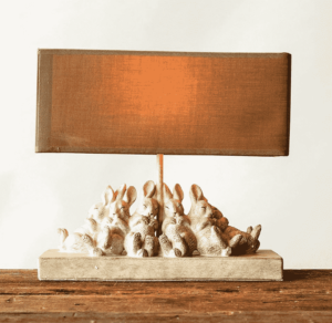 animal lamp base