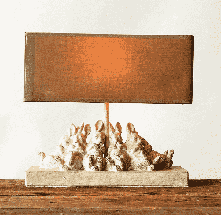 animal lamp base