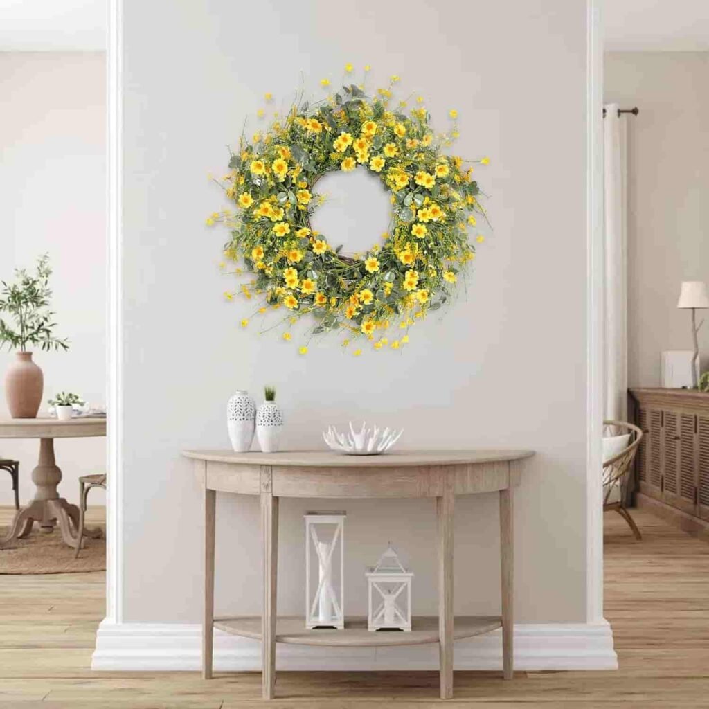 artificial spring wreaths