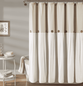 best linen shower curtains