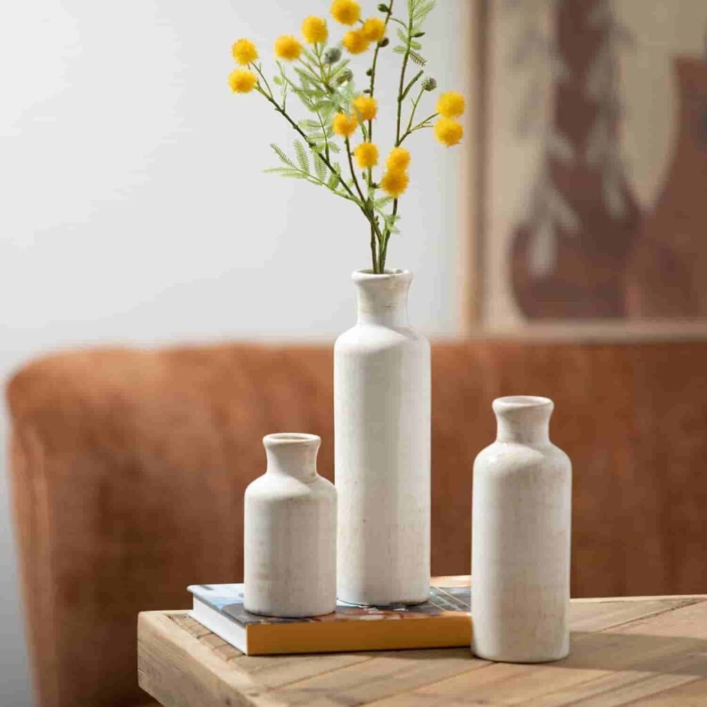 best white ceramic vases