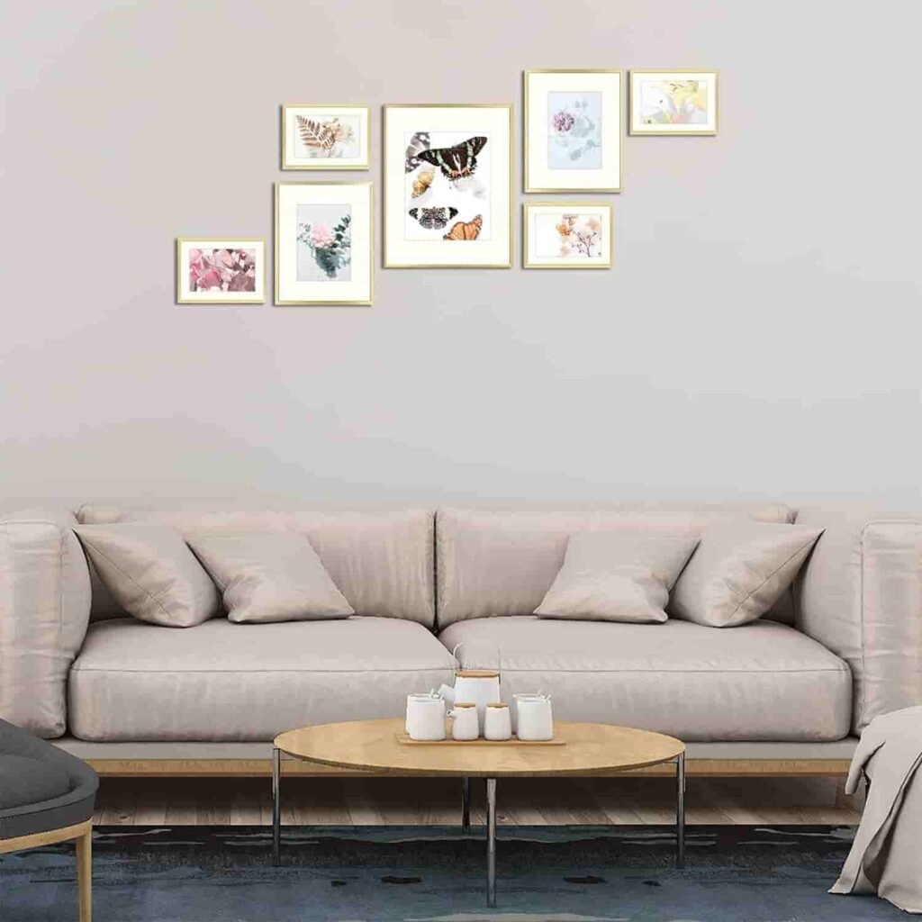 gallery wall frames collage