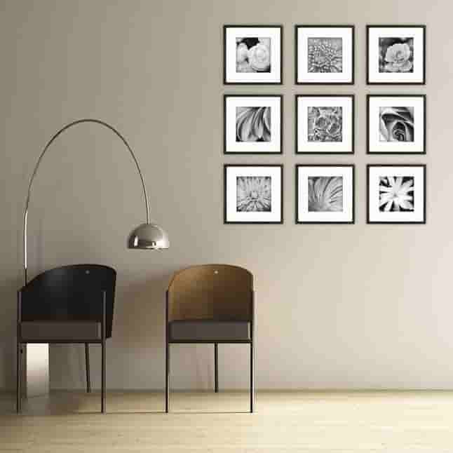 gallery wall frames for living room