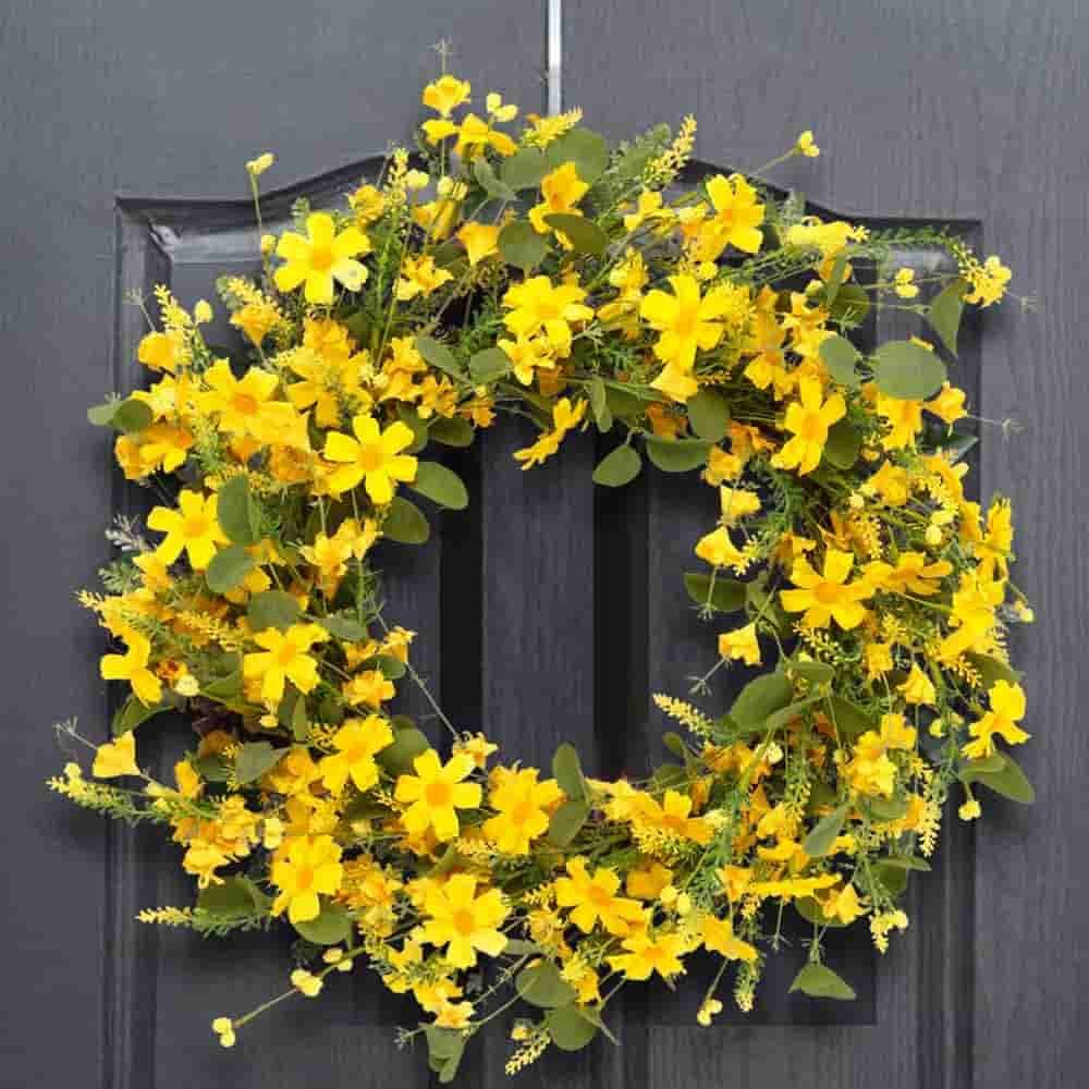 images of spring wreaths