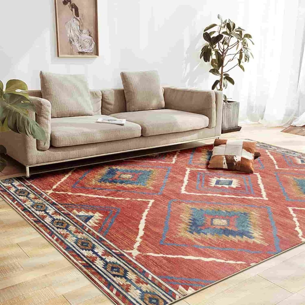 low pile vintage moroccan rugs