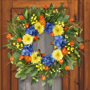 outdoor spring wreaths for door