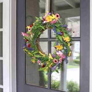 spring wreaths crotchet