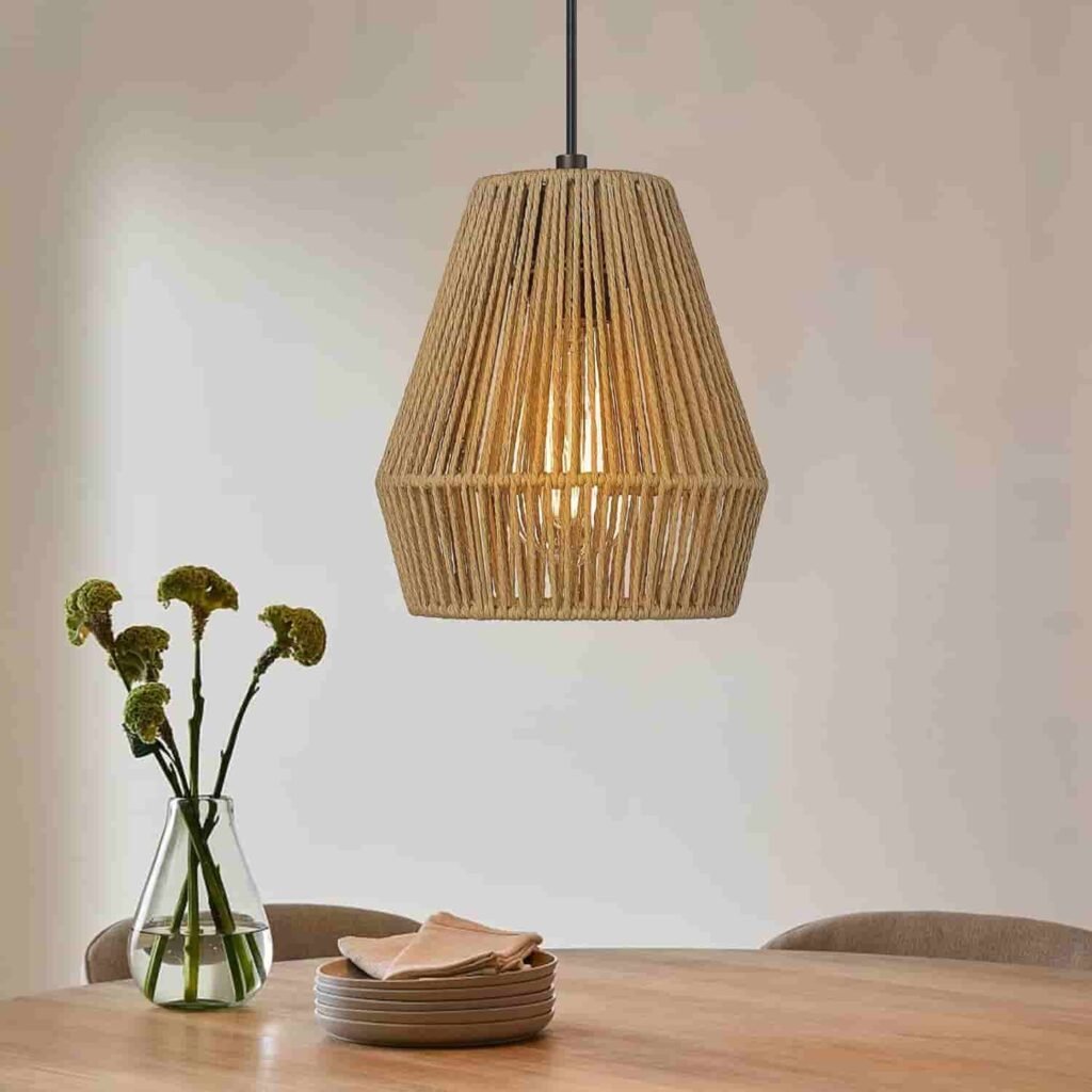 top rattan lighting pendants