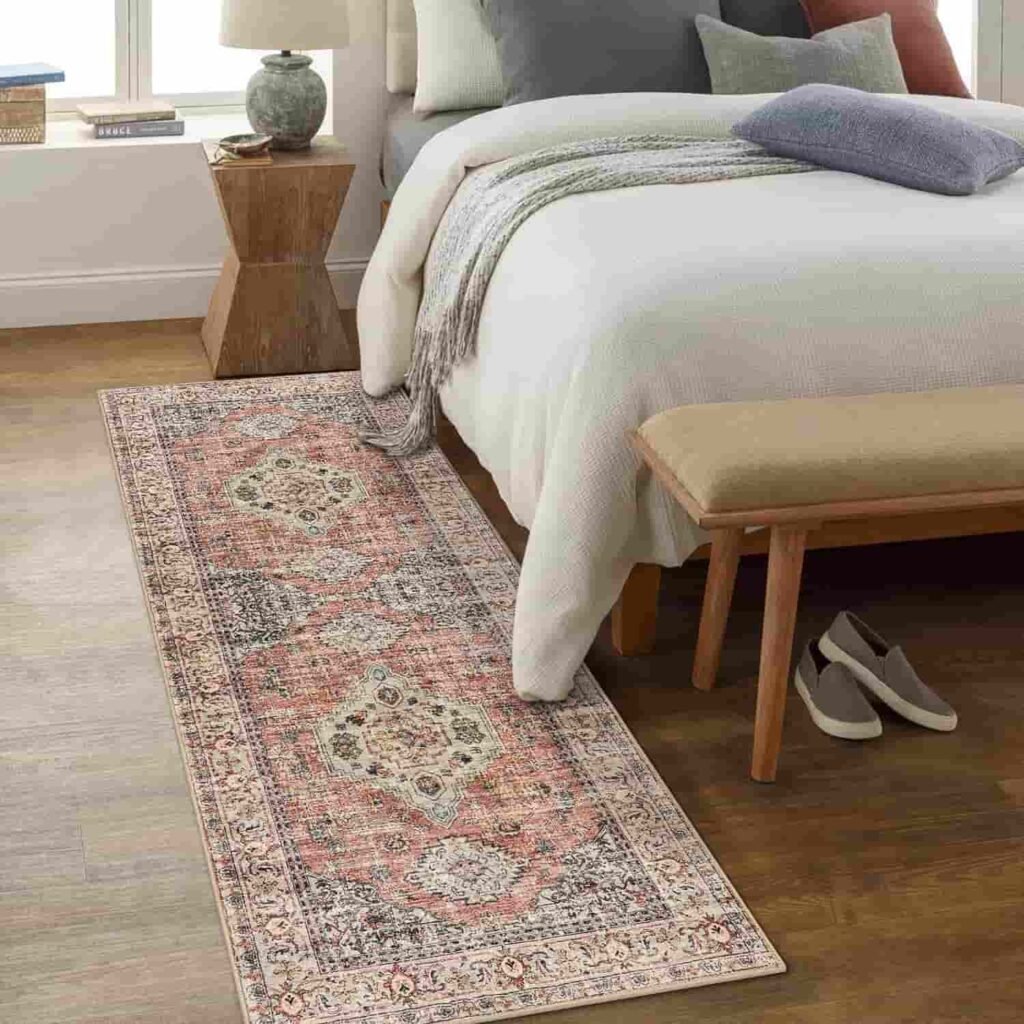 vintage distressed runner rugs