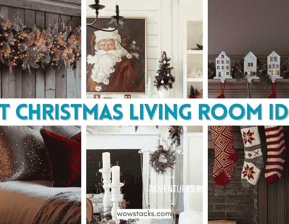 21+ Modern & Cozy Christmas Living Room Ideas to inspire you