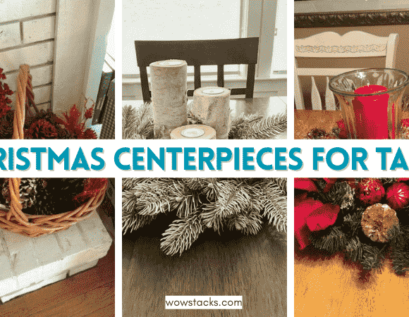 21+ Eye-Catching Christmas Centerpieces for table