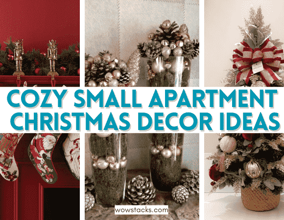 21+ Simple & Cozy Small Apartment Christmas Decor Ideas