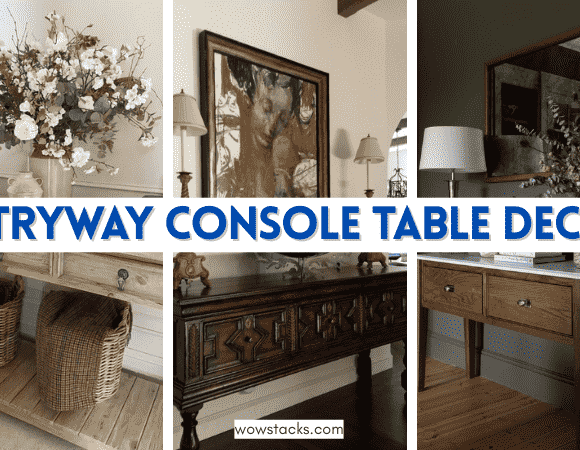 best entryway console table decor ideas