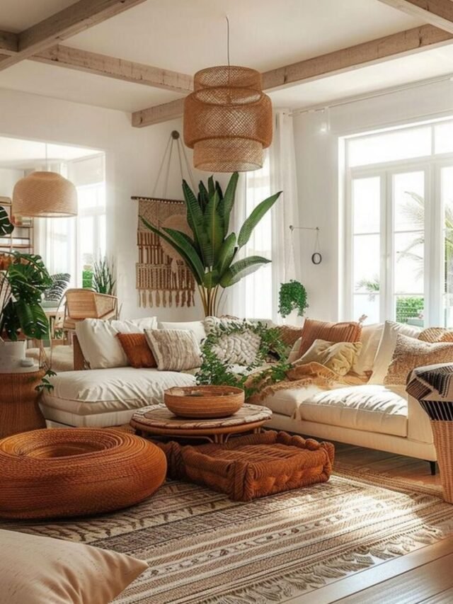 8 Irresitible Boho Living Room Ideas